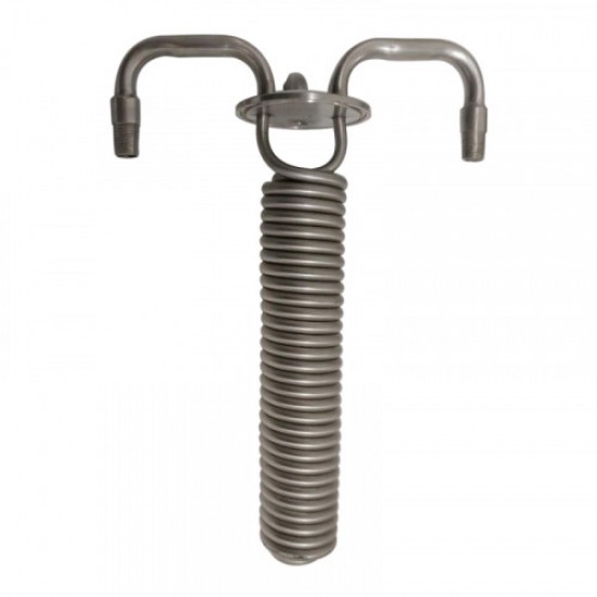 Холодильник димрота 2 дюйми на заглушці AISI304